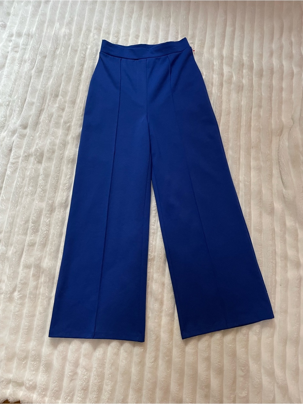 H&M High-Rise Wide Leg Pants in Cobalt Blue - Picture 13 of 14